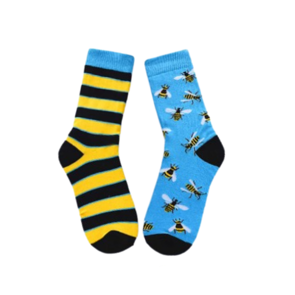 Bee Stripe Odd Socks