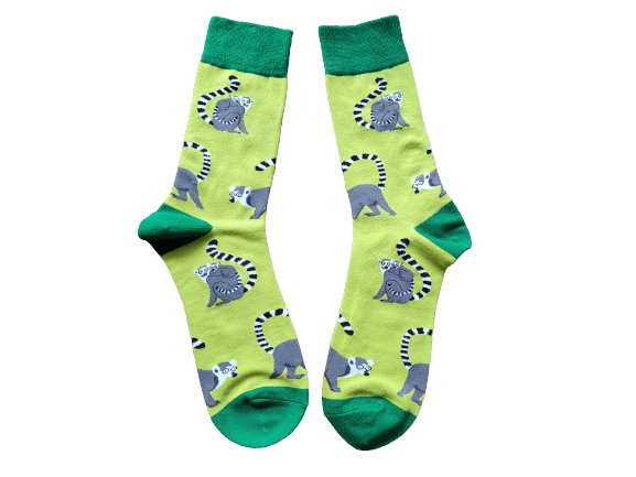 Lime Lemur Socks
