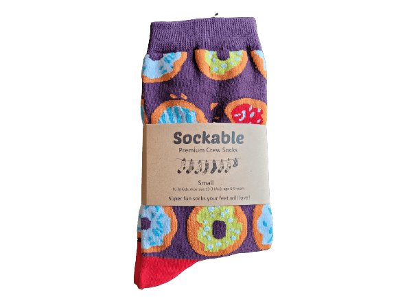 Iced Donut Socks Sockable Fundraising 